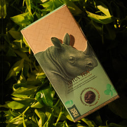 Blooming handcrafted green tea with mint