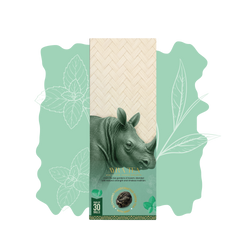 Blooming handcrafted green tea with mint
